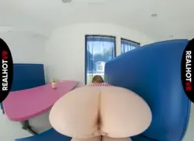 Waitress Bunny Colby Fucks Customers For Money by RealHotVR