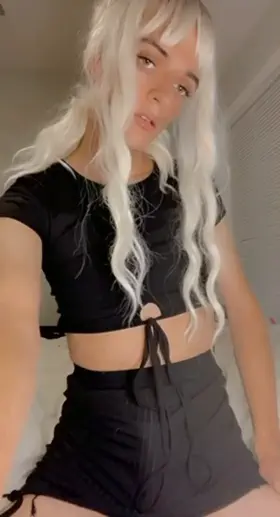 Wanna see what’s under my skirt?🙈😇