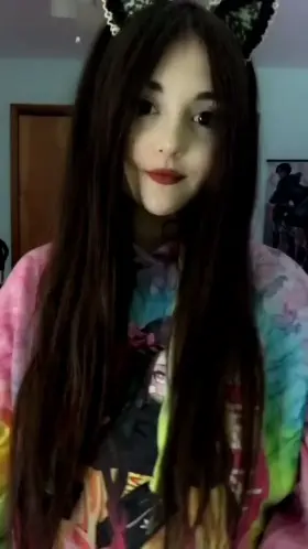 Super cute goth girl