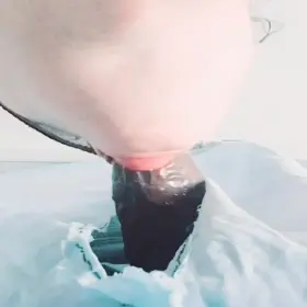 Mahler lost control during our edging session and came all over my camera.