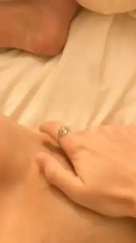 Thinking of my man’s cock while rubbing my wet pussy😉