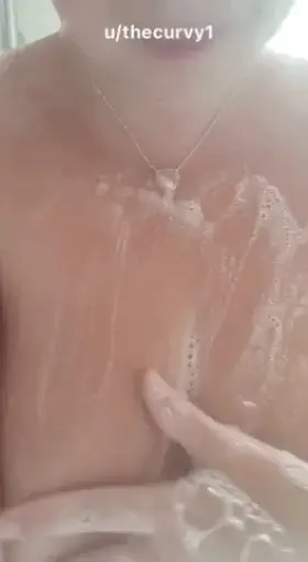 Thought I'd give you a little tour of my boobs in the shower.