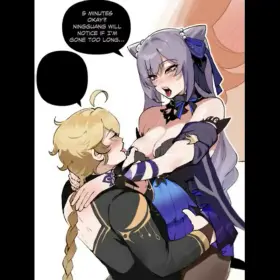 aether x keqing (thiccwithaq )[genshin impact]