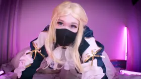 Deep anal play with Violet Evergreen