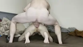 The dildo makes her so tight 🤤