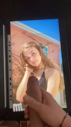 HUGE load for this cute girl