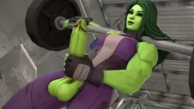 [DentolSFM] She-hulk post-workout relaxation