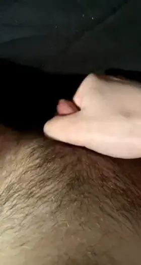 Stroking my hard cock 🥵 DMs open