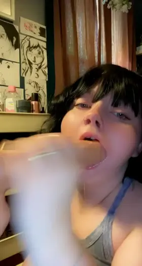 Practicing on my toy! How do I look?