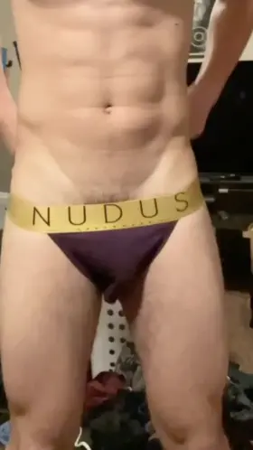 My first jockstrap not used exclusively for sports. How does it look?