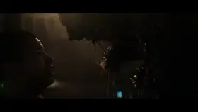 Kinky alien kiss from the upcoming Callisto Protocol movie