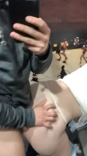 Fucking a stranger in the change room while my little cuck waits for me