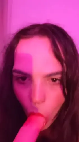 My first blowjob gif. Did I do well Daddy?