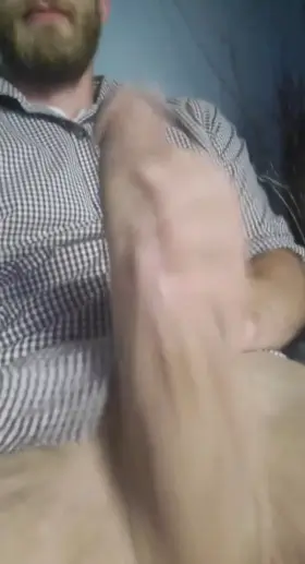 You can see my beard and my boner