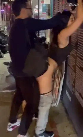 Rough Standing Doggy at The City Center