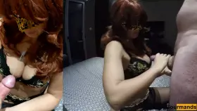 [OC] Oh yummmy this Huge load on my redhair (f)or pleasure . My Telegram FREE : https://t.me/Les_Gourmands