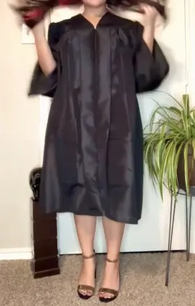 I’m so excited to graduate! Wish I had someone to fuck after though
