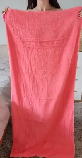 Let's get rid of the towel..