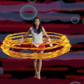 As leggy Sailor Mars