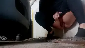 I had to go SO bad in the parking lot(f)