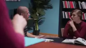 Adriana Chechik maintains law and order in the library