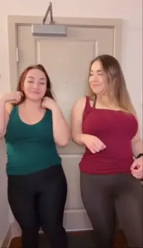 just two chubby babes pregaming for a threesome (; wanna be our third?