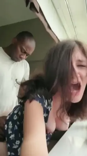 Brotha pounding her hard !!