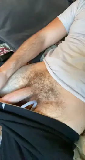 Would you lick my balls or thick cock first?