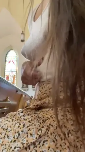 Think anyone at church noticed?