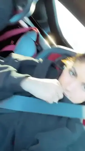 This is what happened in the car after a hot guy said hi to me