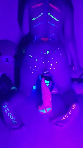 Is this UV madness and pussy stretching and Infected Mushroom sountracked porn Trippy Enough?!