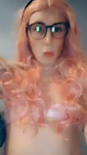 I love the feeling of my clit in a cage while riding my dildo