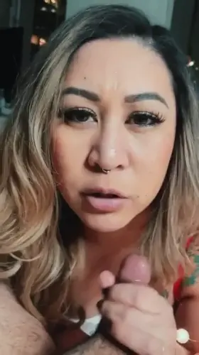 Begging to be his Christmas cumslut — Looks like we both got what we wanted this year!