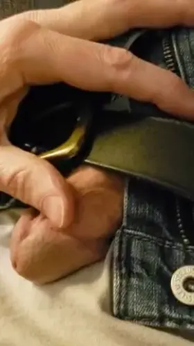 Sit with me here and watch TV. I'll keep the belt handy. (52)