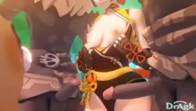 Xiangling Gathering Ingredients ,full version (Dragk) [genshin impact]