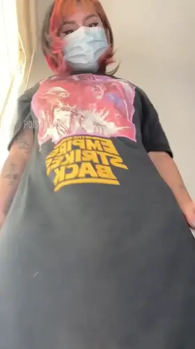 Now you know what I have behind my dress..