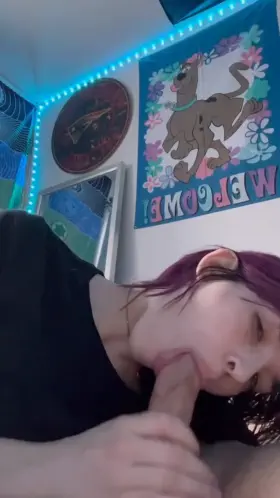 Let me worship your cock like this instead?