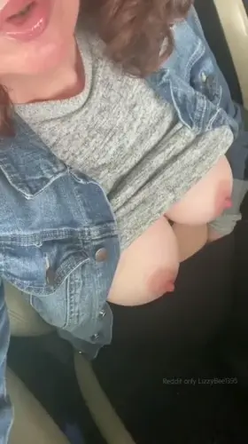 Grocery store parking lot playfulness! 100% sure someone saw me. I just kept going. 😈 (F) (with audio)