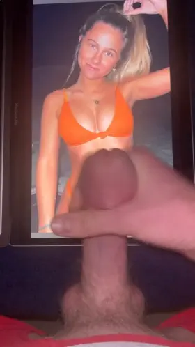 Came on this tight babe a while back