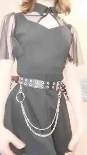 Guess what I have under my dress 😏