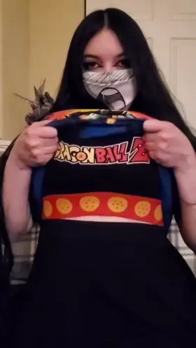 Definitely bigger than her head. Wow.