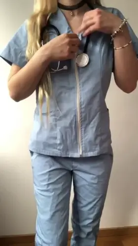Would you let a nursing student inspect your cock?