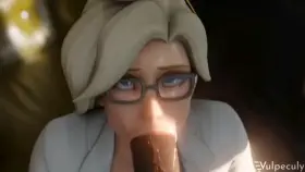 Mercy sucking dick (Vulpeculy, Evilaudio) [Overwatch]