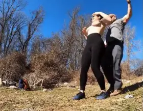 How many times did you watch this before you noticed my sheer yoga pants? - Sammi Starfish