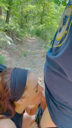 Flyers fan enjoying nature with his lady