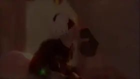 2B gets a mouthful of cum