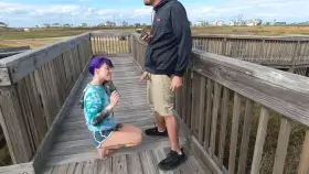 Having fun at the beach!