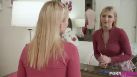 Threesome between a mature couple and their teen babysitter 😈💦