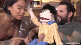 Honey Gold Blowing a Muppet [Muppets]