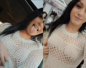 Went shopping with nothing underneath. I think some people enjoyed it, I know I did 😋